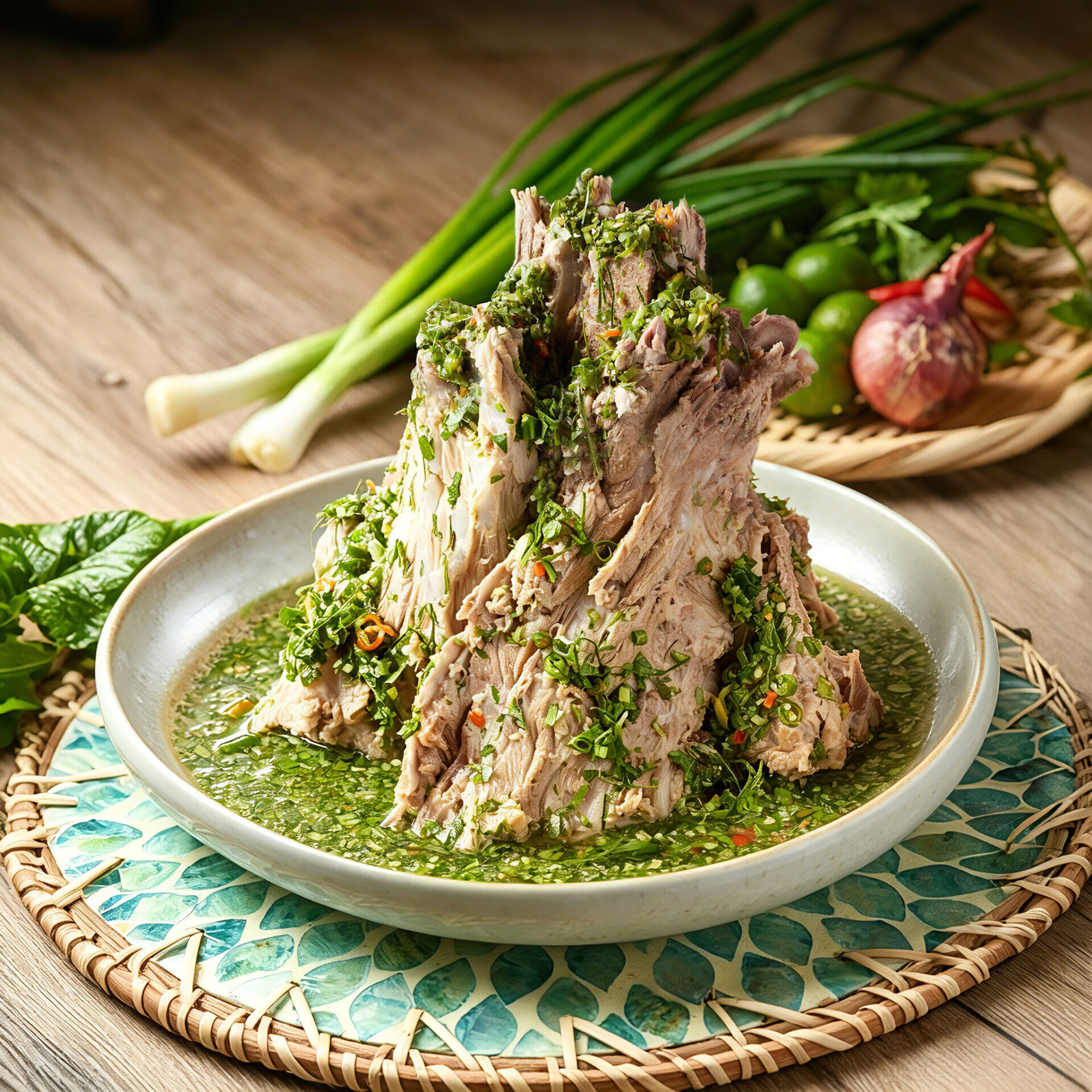 Bamboo Thai Mountain of Pork Neck Bone