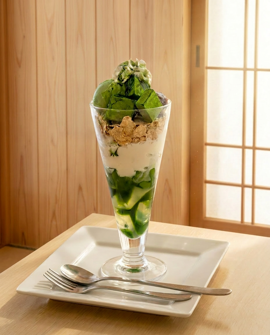 抹茶生朱古力芭菲 Matcha Nama Chocolate Parfait