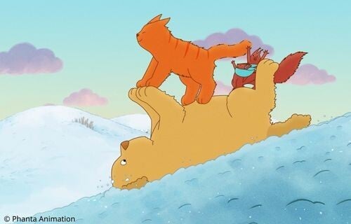 貓咪雪地交友記