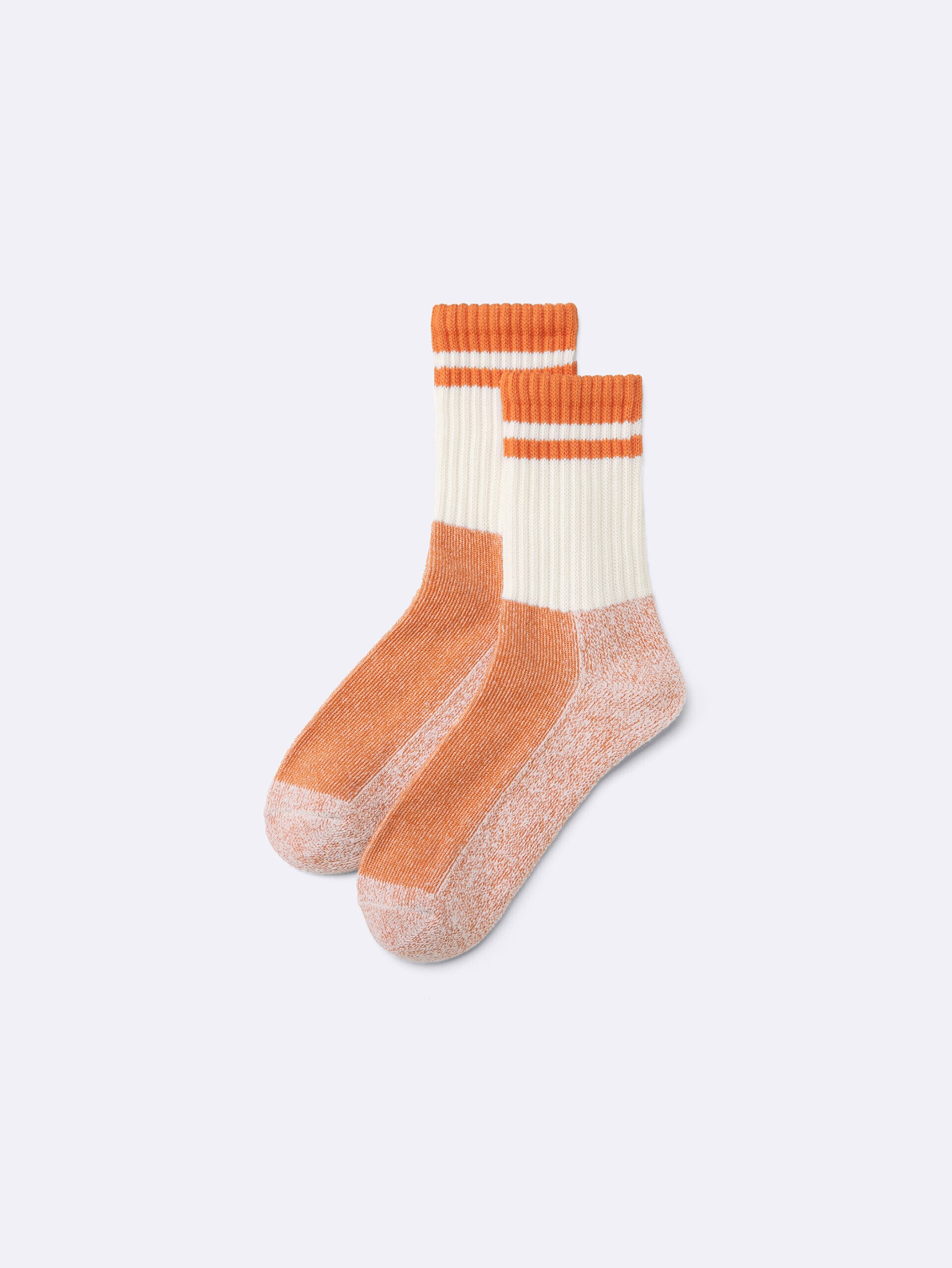 High Ankle Socks Line Orange