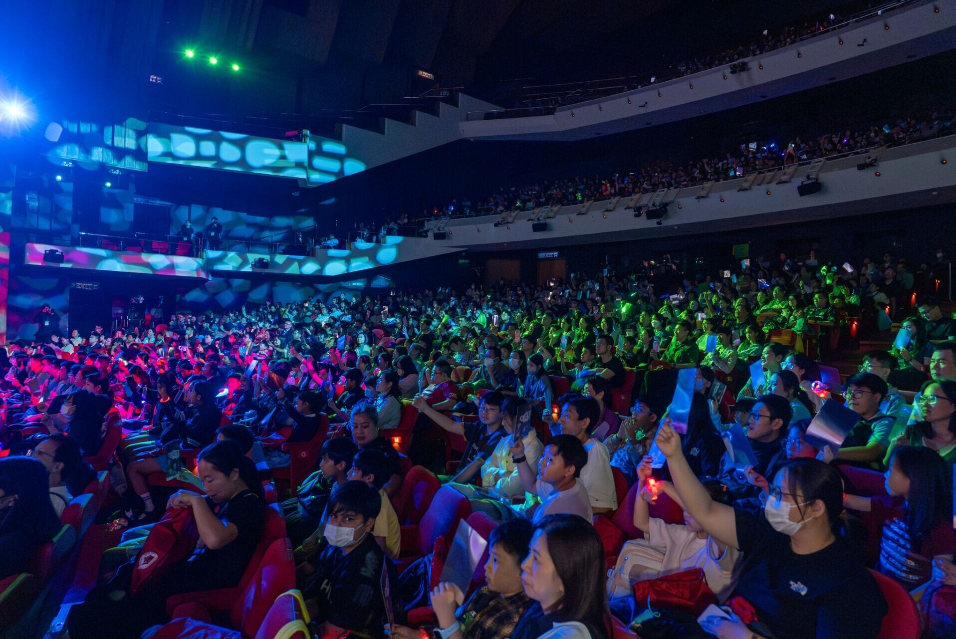 由律政司舉辦的第二屆法治戲劇日,在香港文化中心大劇院完成演出。(林定國社交網頁圖片)