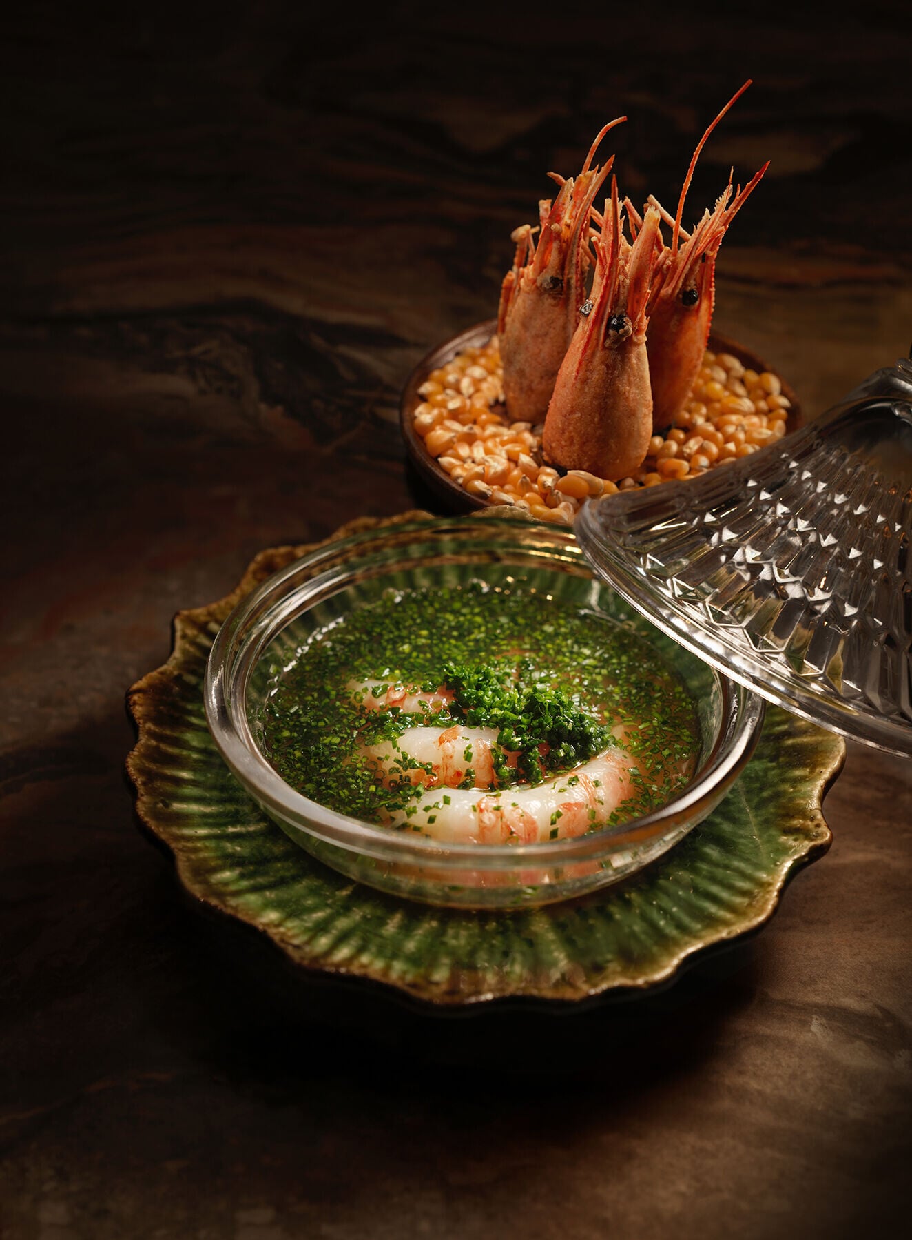 酸辣醃牡丹蝦 Botan Shrimp Ceviche
