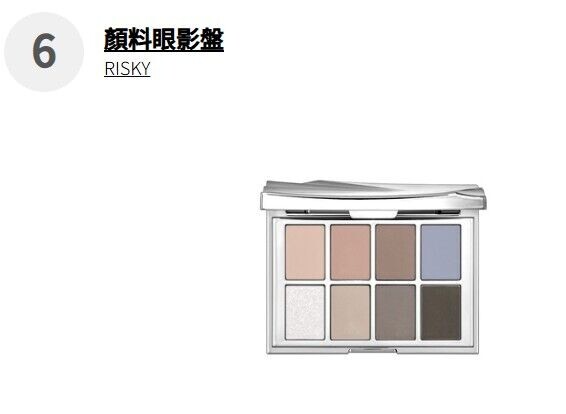 綜合賞 第六位 RISKY 顏料眼影盤
