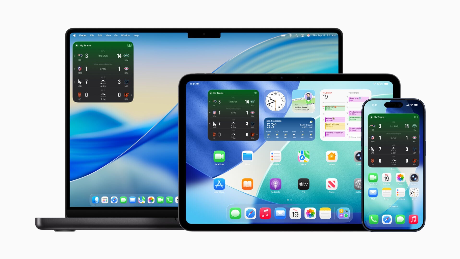 世界盃2026|《Apple Sports》可於iPhone、iPad及MacBook 主畫面加入小工具。