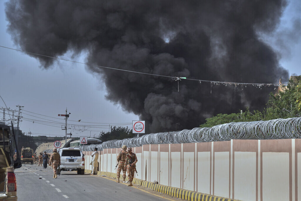 巴基斯坦西南部俾路支省(Balochistan)首府奎達(Quetta),在5月24日發生自殺式炸彈襲擊(AP)