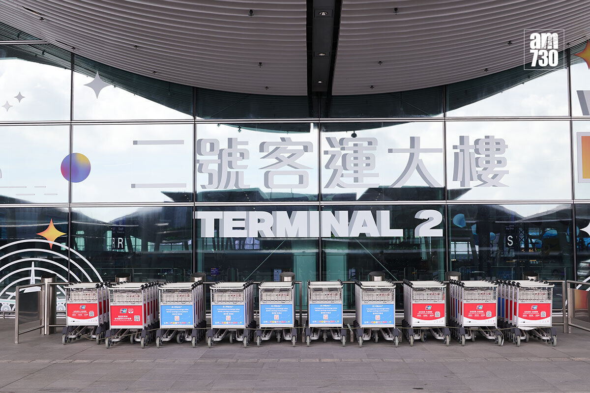 機場二號客運大樓離境設施5月27日啟用。(資料圖片/吳康琦攝)