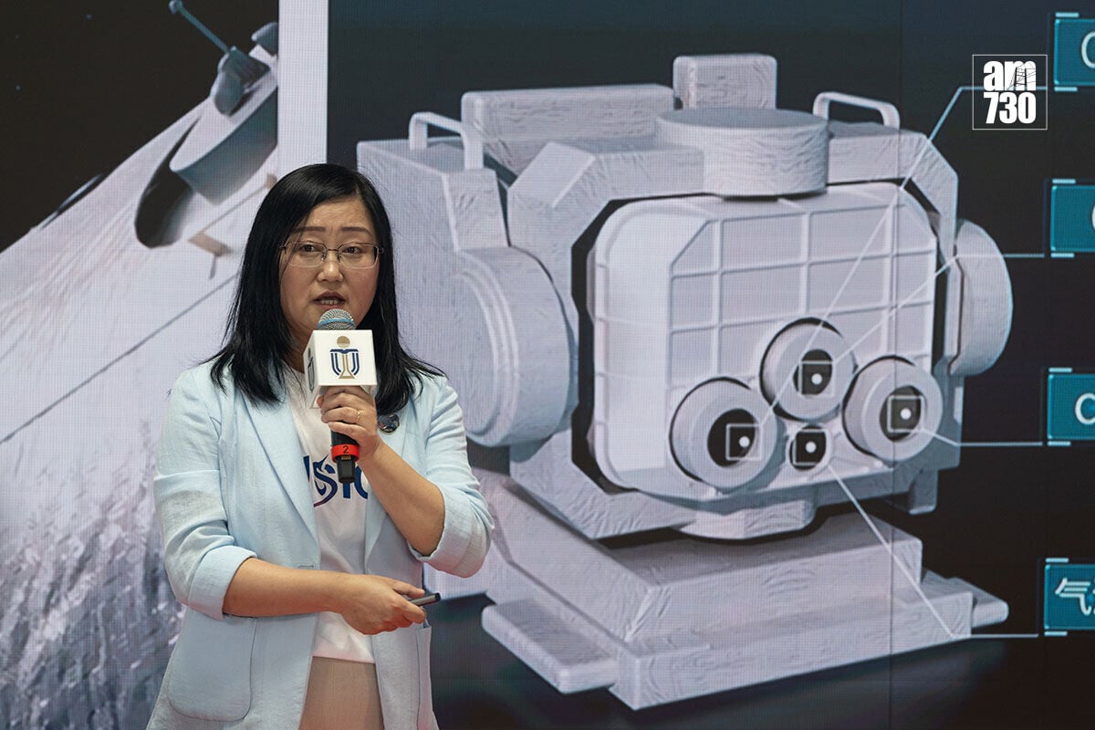 蘇慧指,「天韻相機」實現香港製作、香港操作,反映國家高度肯定香港科研能力。(資料圖片/蘇文傑攝)