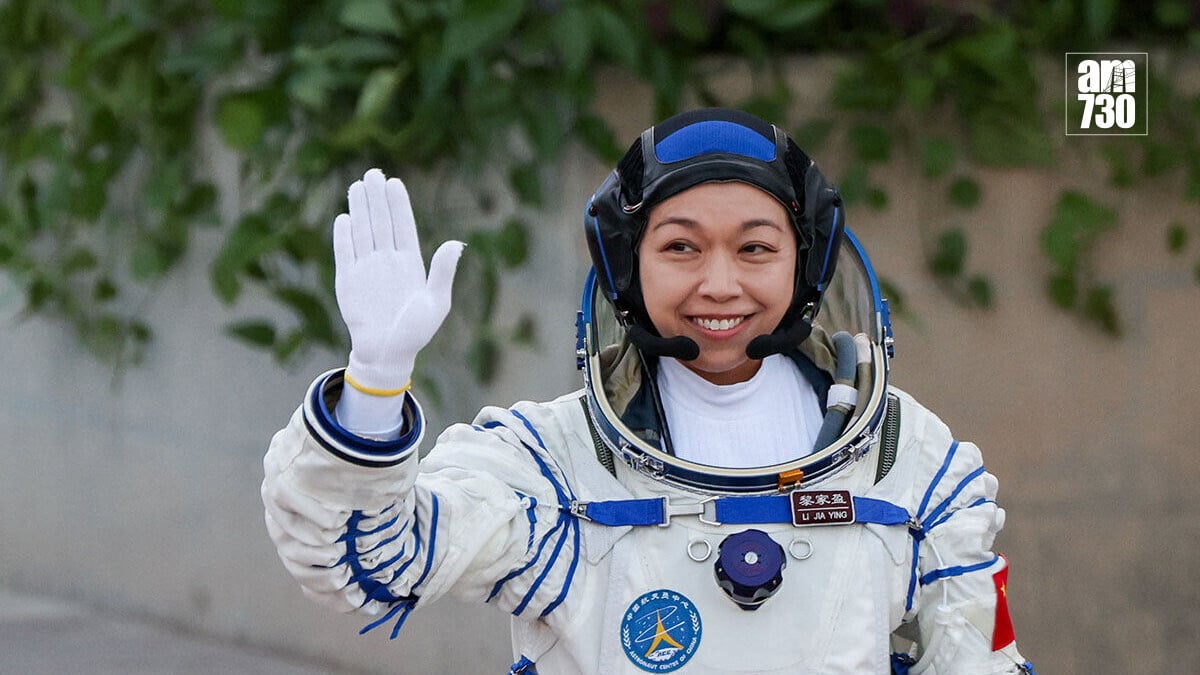 黎家盈已隨神舟二十三號升空約兩周。(資料圖片／路透社)