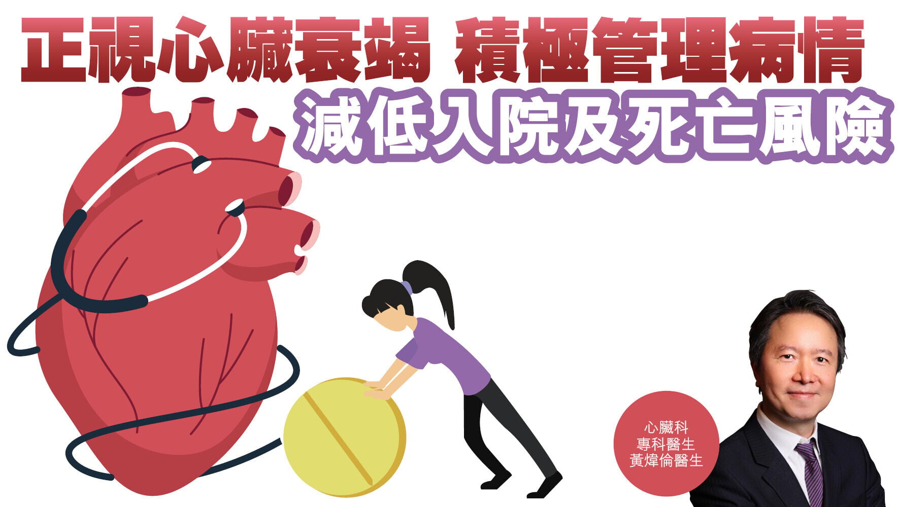 健康解碼｜正視心臟衰竭 積極管理病情 減低入院及死亡風險