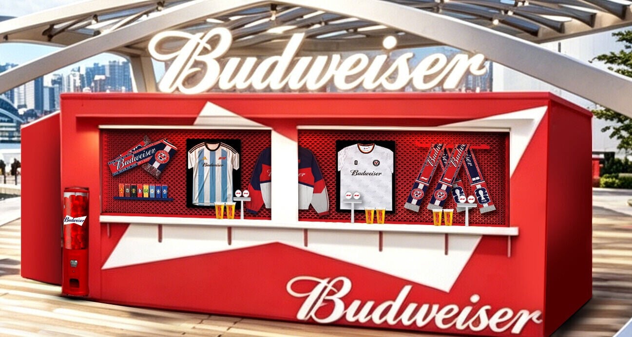 Budweiser FIFA World Cup™ Let It Pour pop up