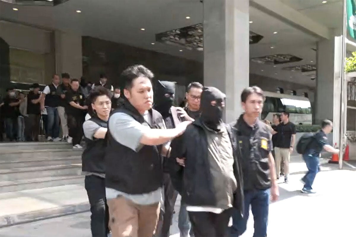澳門日前搗破操控賣淫的犯罪集團,26人被捕。(澳廣視片段截圖)