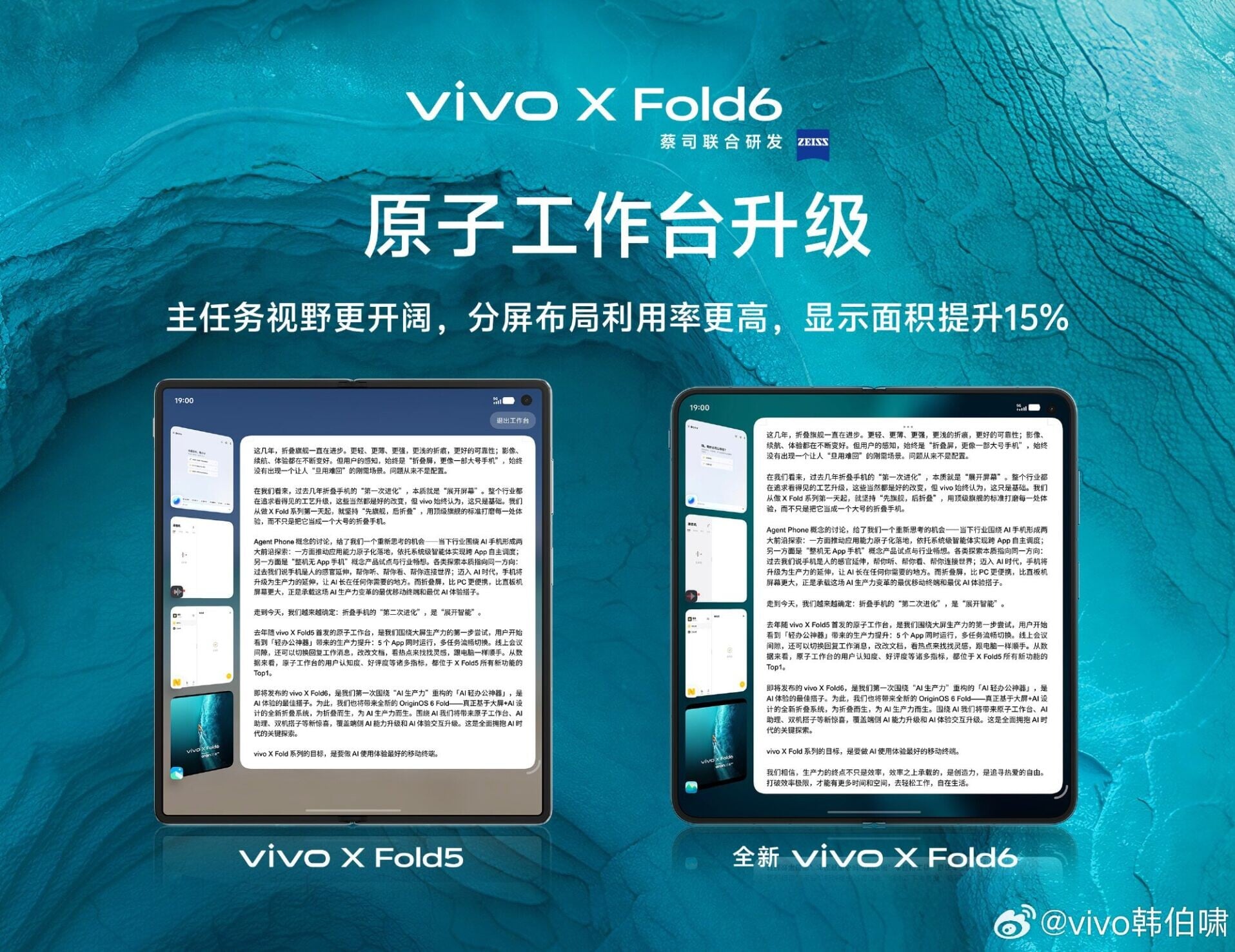 vivo X Fold 6強調AI功能