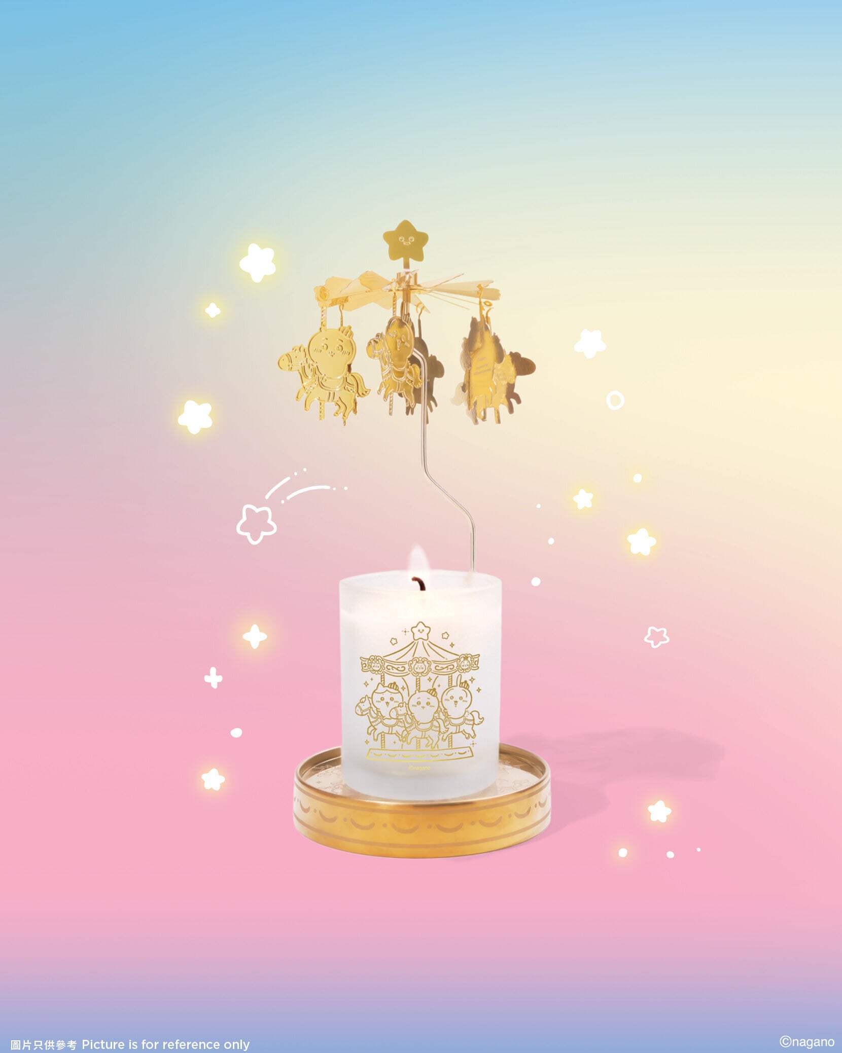08 CHIIKAWA Go Round CandleHolder 1