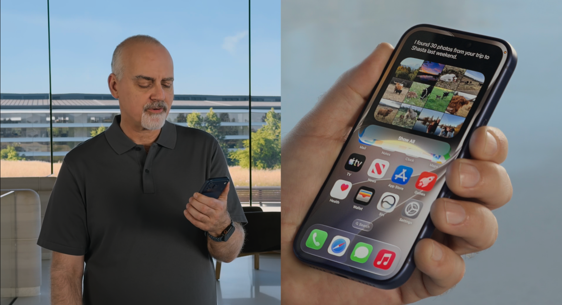 WWDC26|Siri AI能在手機中搜尋相片。