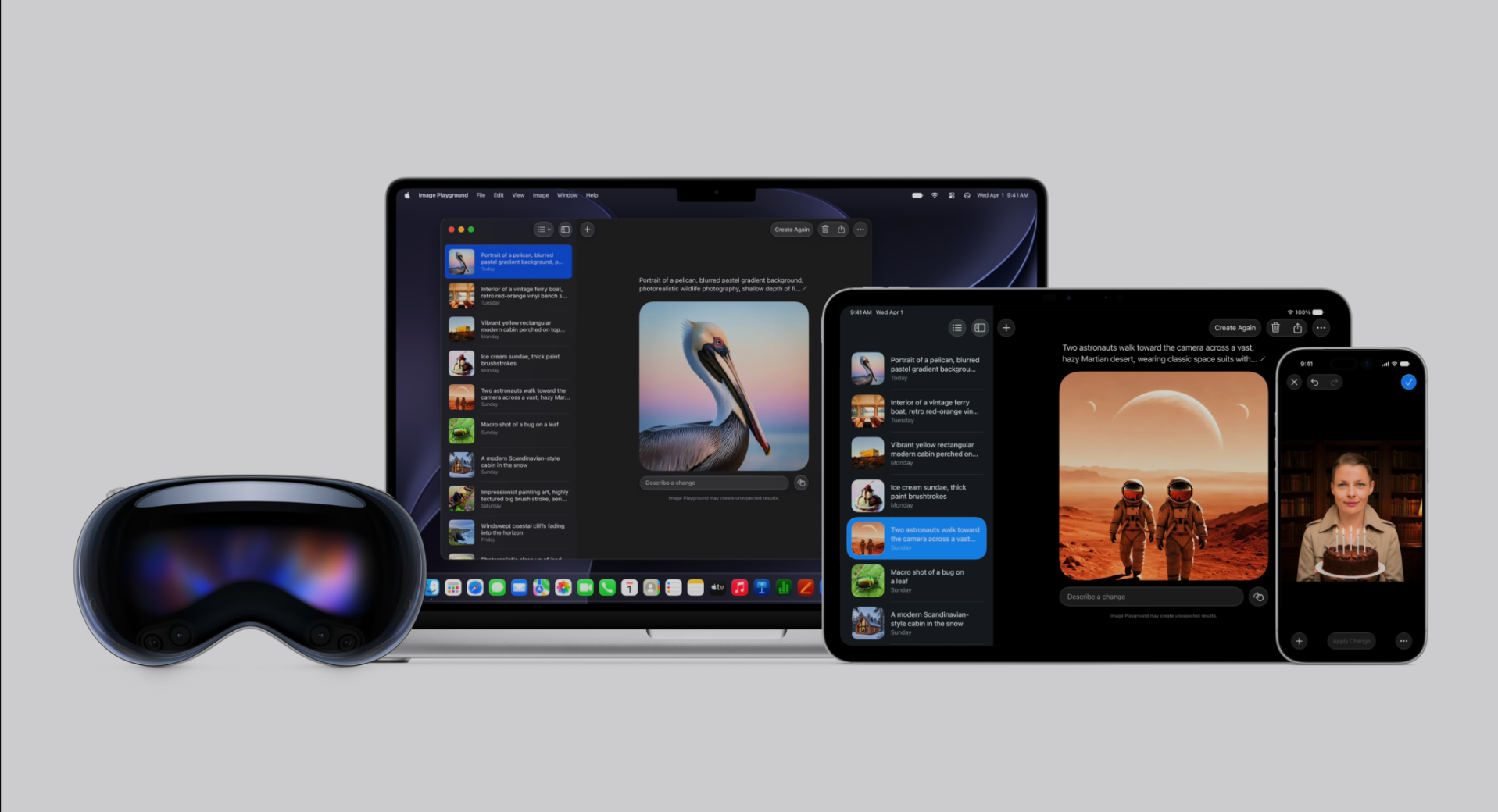 WWDC26|影像樂園可生成更多不同類型的圖像。
