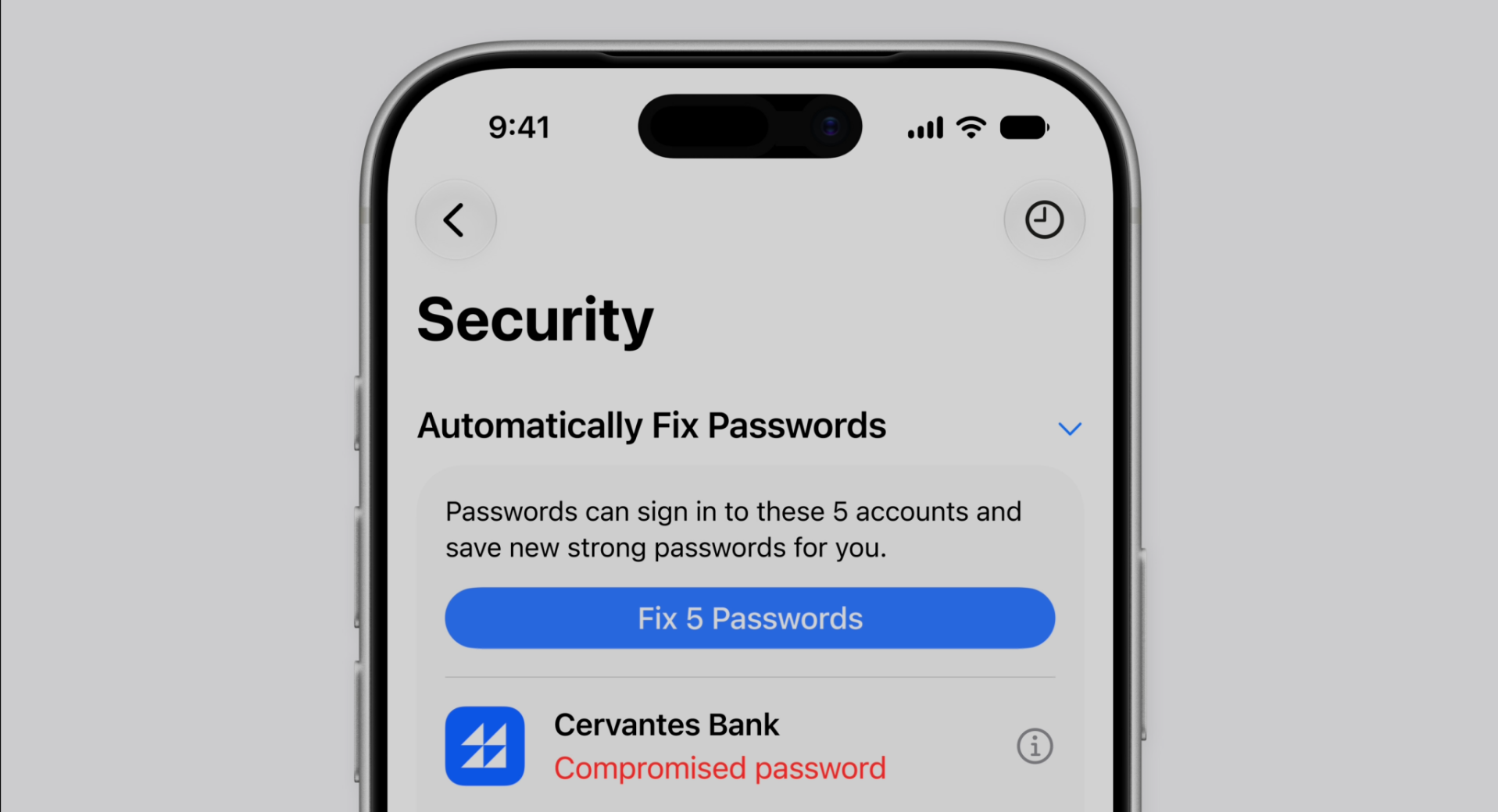 WWDC26|密碼App可以一鍵自動更改。