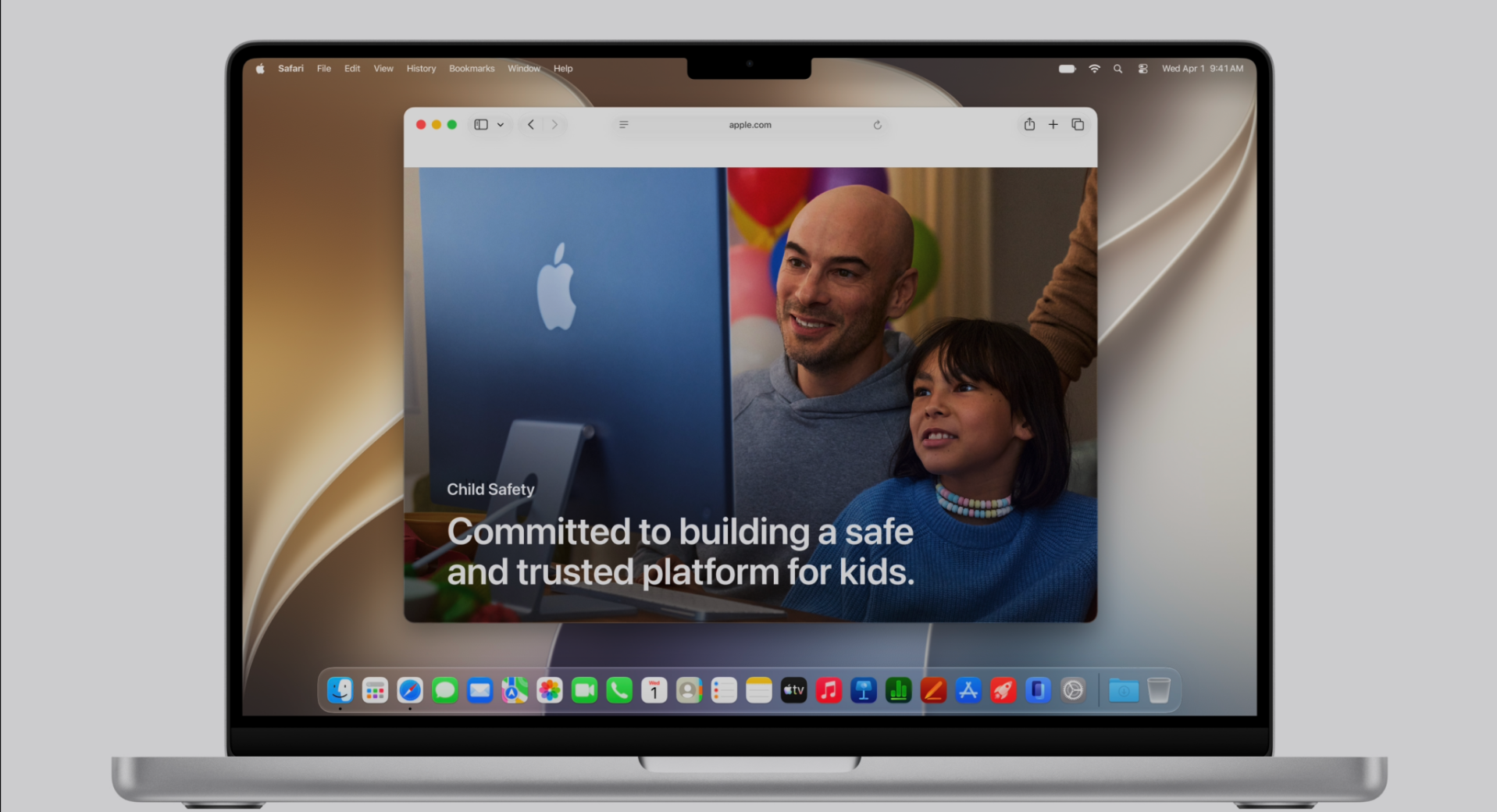 WWDC26|Apple特設兒童安全功能的專頁。