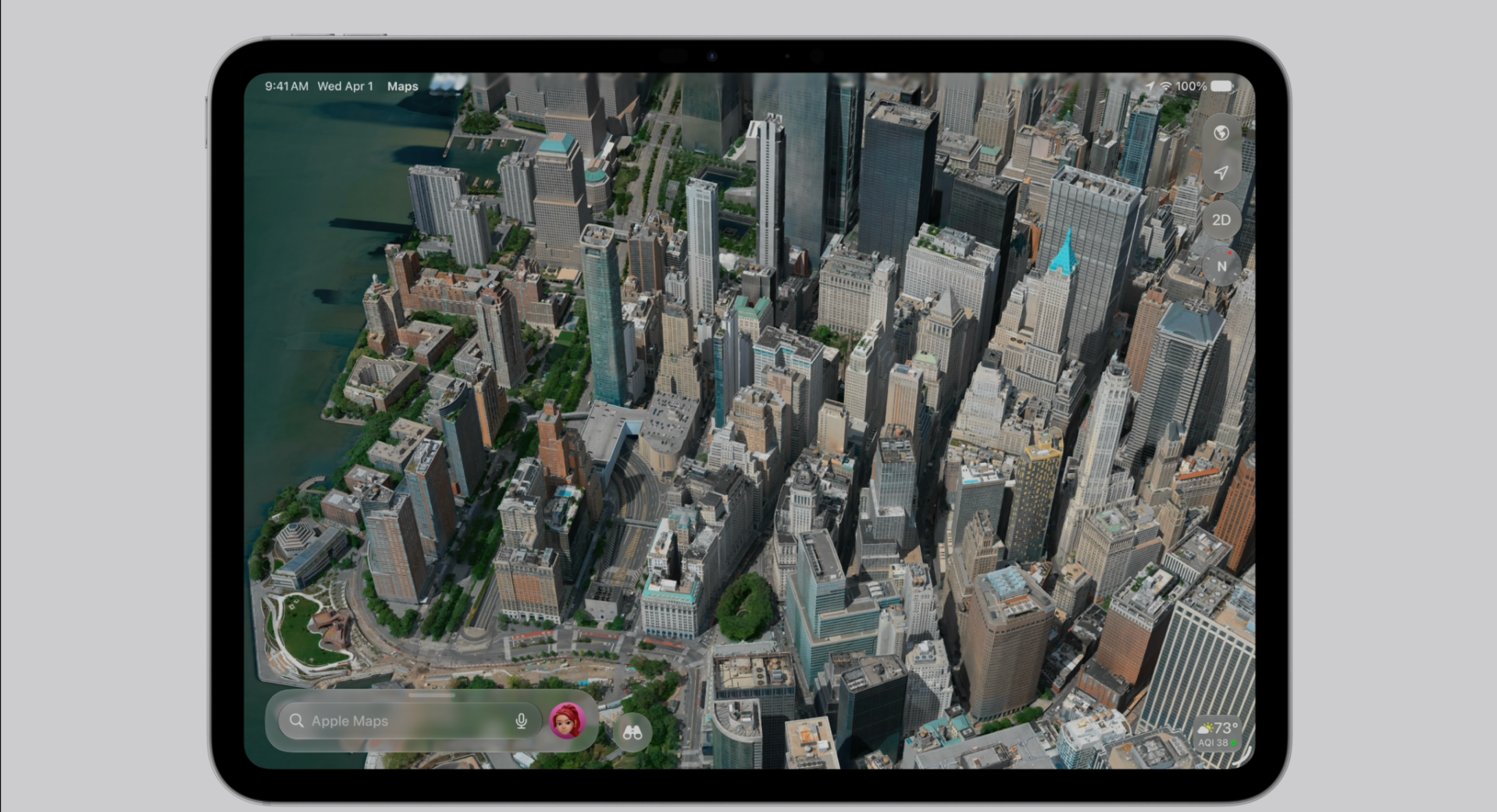 WWDC26|地圖App的高空相片更高清。