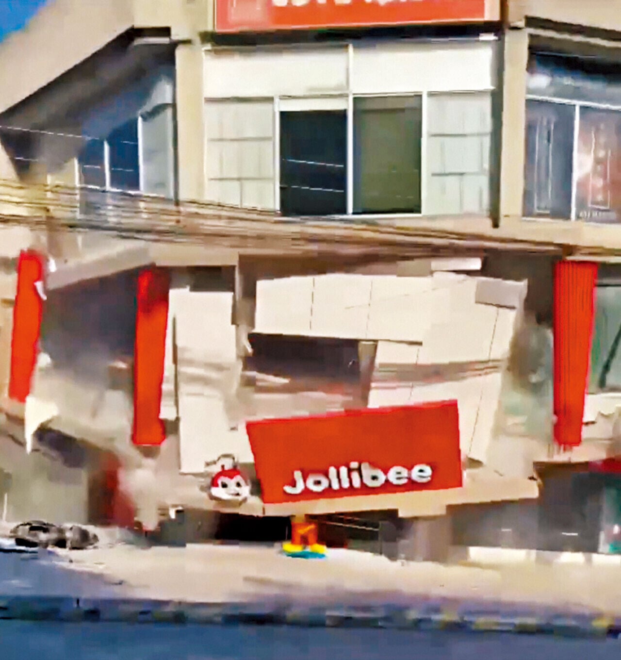 菲律賓地震 Jollibee