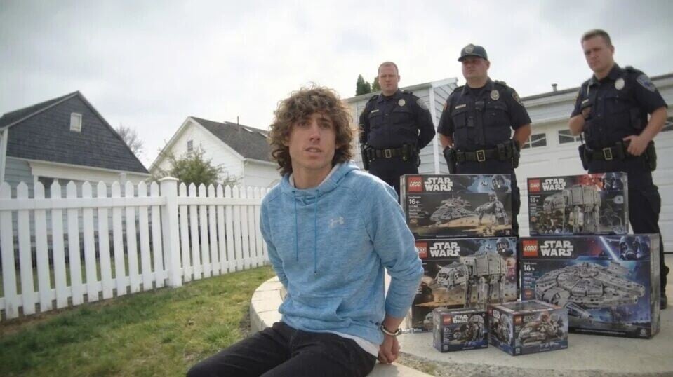 Thumbnail from Reckless Bens video I got arrested because of legos 960x541