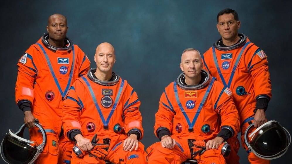NASA公布阿提密斯3號任務太空人名單，首次有歐洲太空人參與。(AP)
