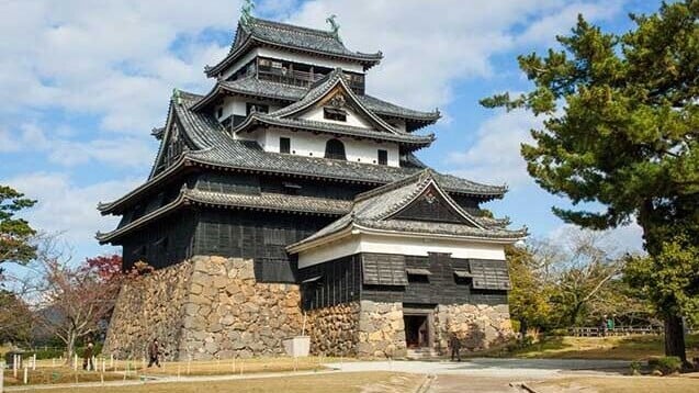日本島根縣松江城