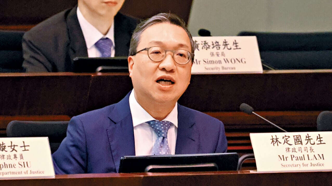 林定國表示，正研究立法規管深偽技術。(資料圖片)