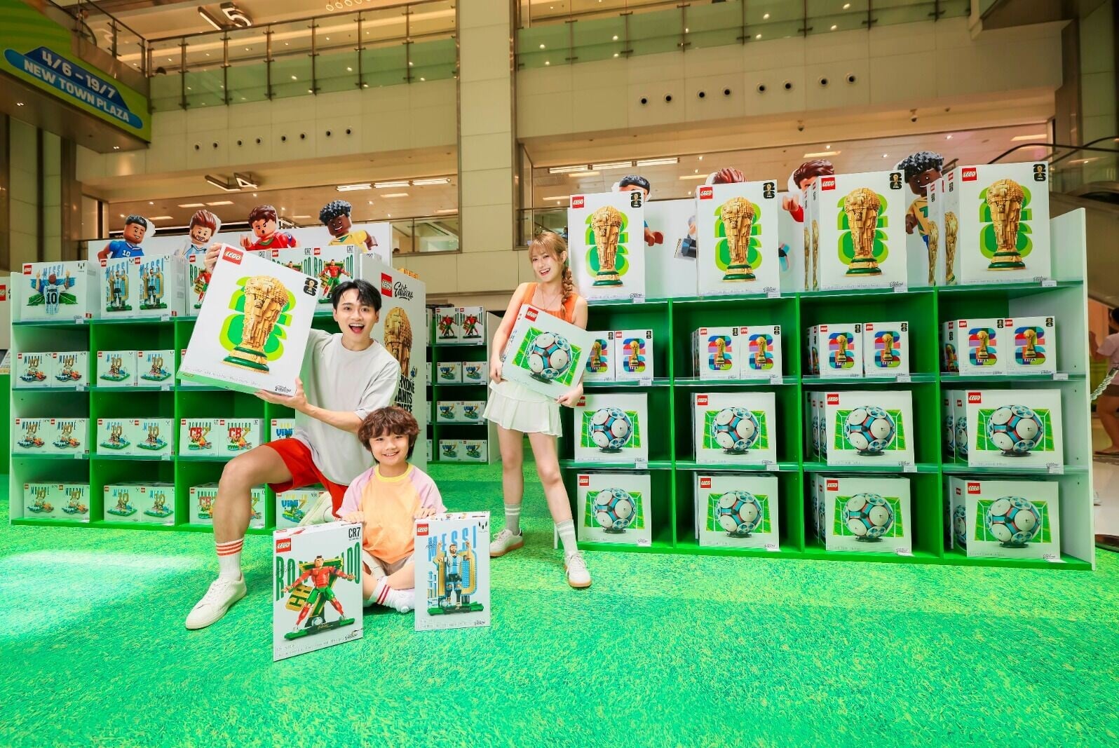 新城市廣場 X LEGO® 《拼出足球傳奇》展覽打卡位及獨家體驗 @ 3/F 中庭