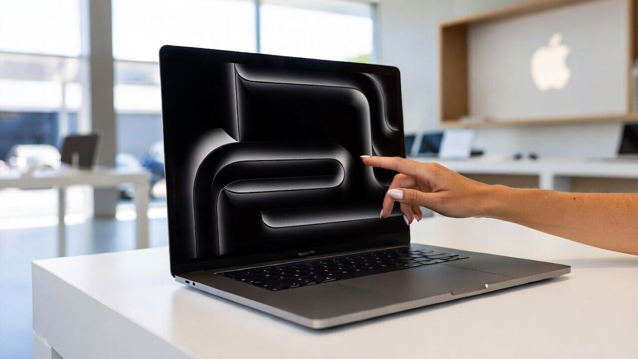 MacBook Ultra 傳增設OLED 觸控螢幕 價錢或將相應調整（網上效果圖）