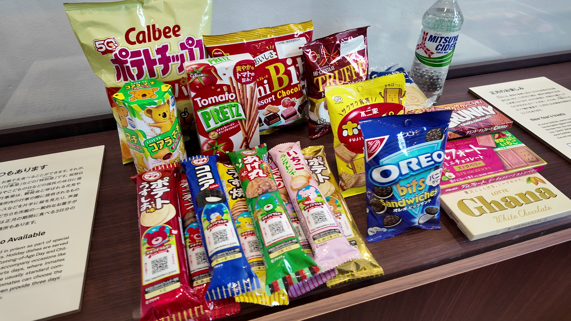 囚犯在節日時有機會可以享用日本零食。