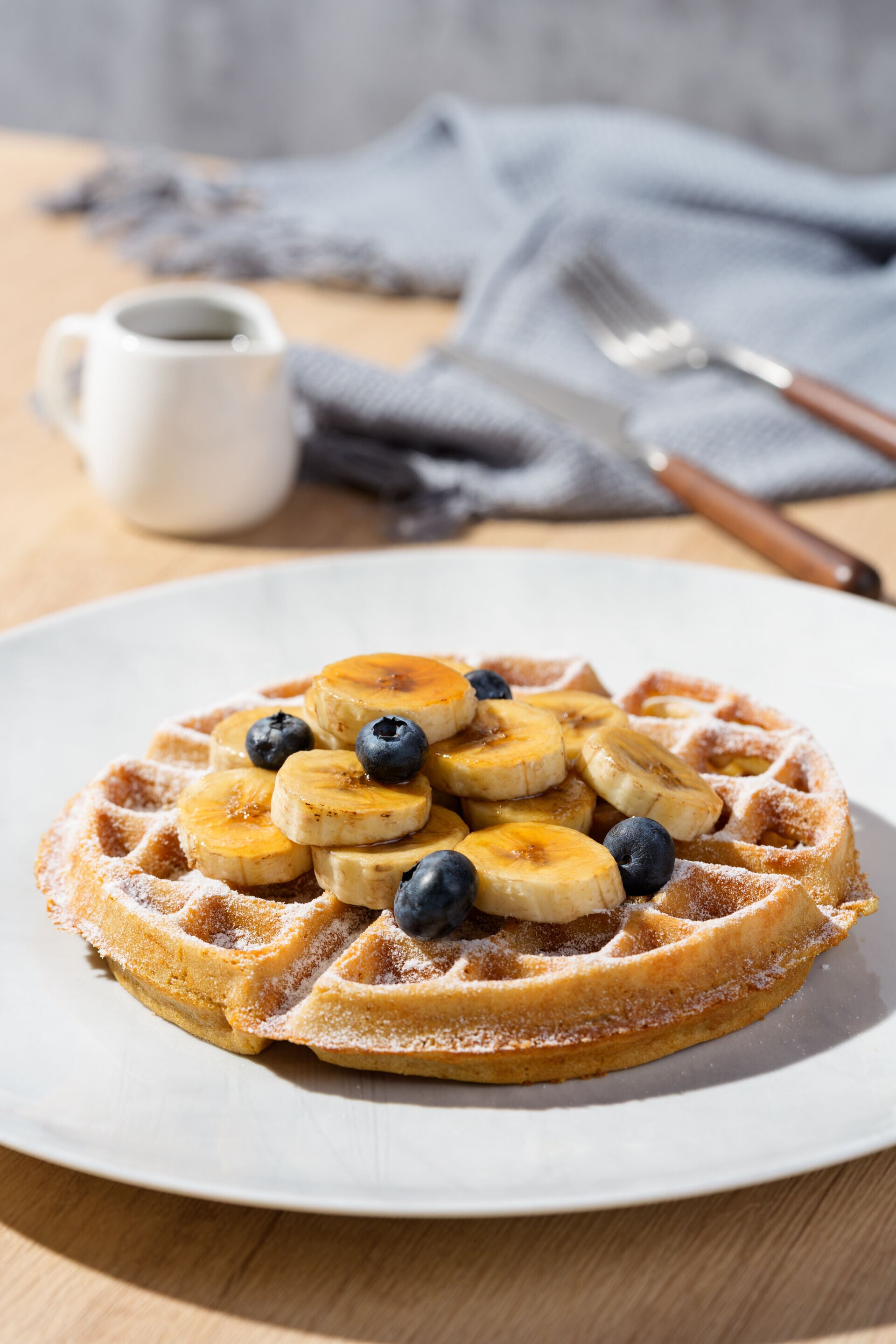 焦糖香蕉窩夫 Caramelised Banana Waffle
