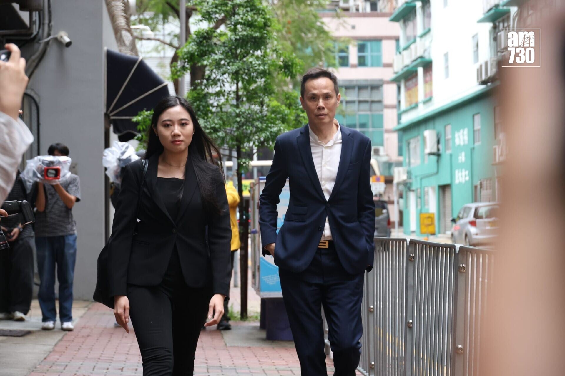 女實習醫生的律師。(林俊源攝)