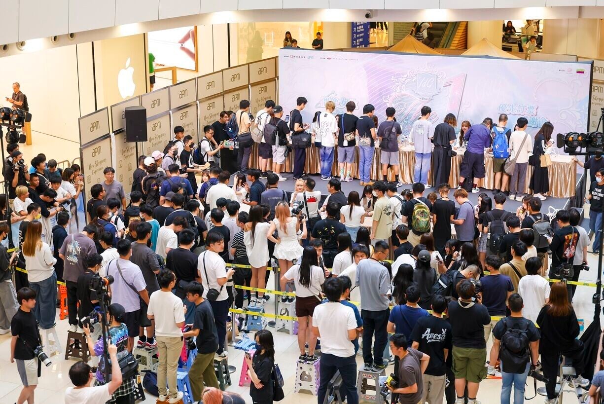 2. IdG偶像女生全團於周六(6月6日)齊集apm,為7月4日首個專場音樂會《Backyard Live:偶像女生 IdG The 1st 》舉行優先訂票感謝會,與一眾粉絲近距離互動,現場氣氛熱烈。