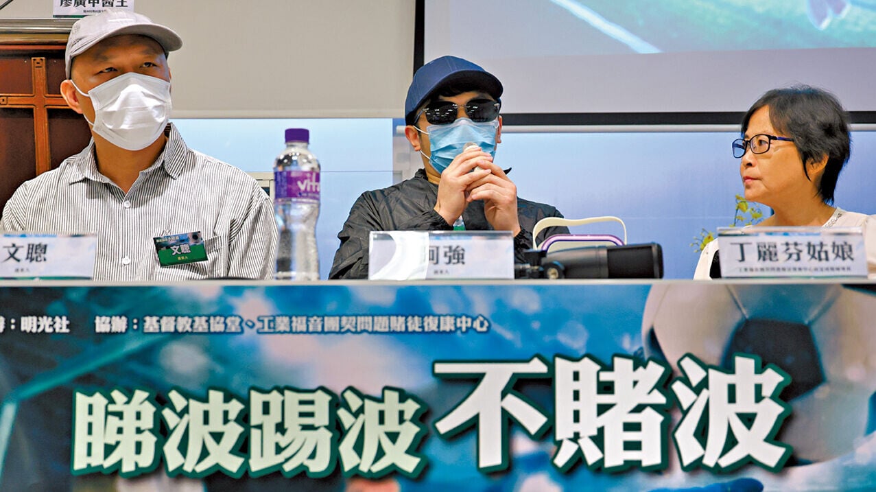 文聰(左)及阿強(右)作分享。(周令知攝)
