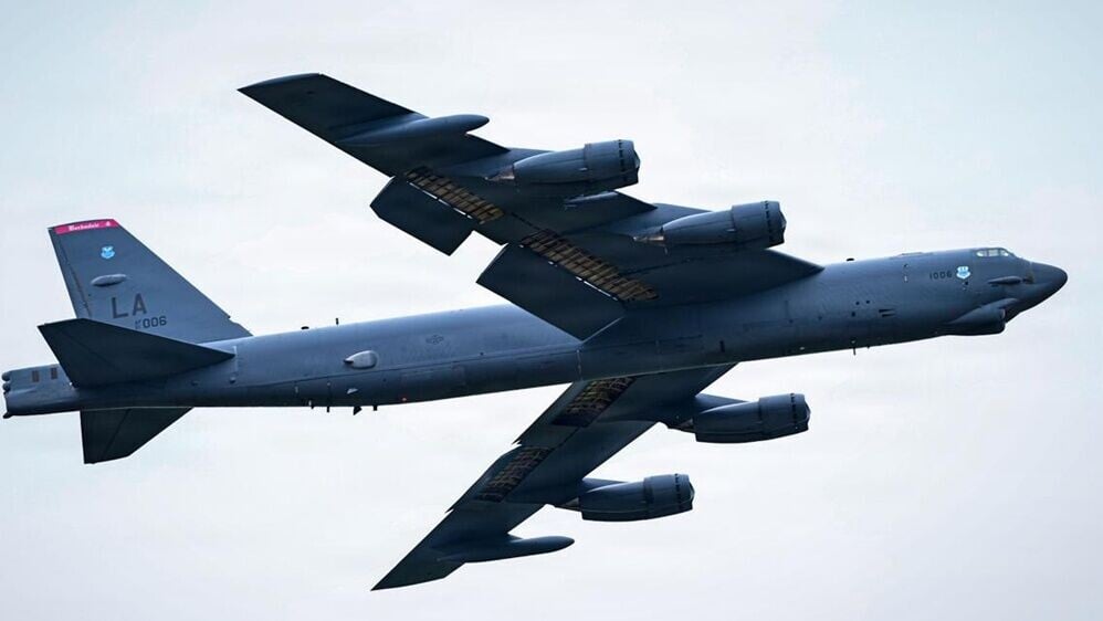 B-52同溫層堡壘轟炸機。(非涉事飛機。X)