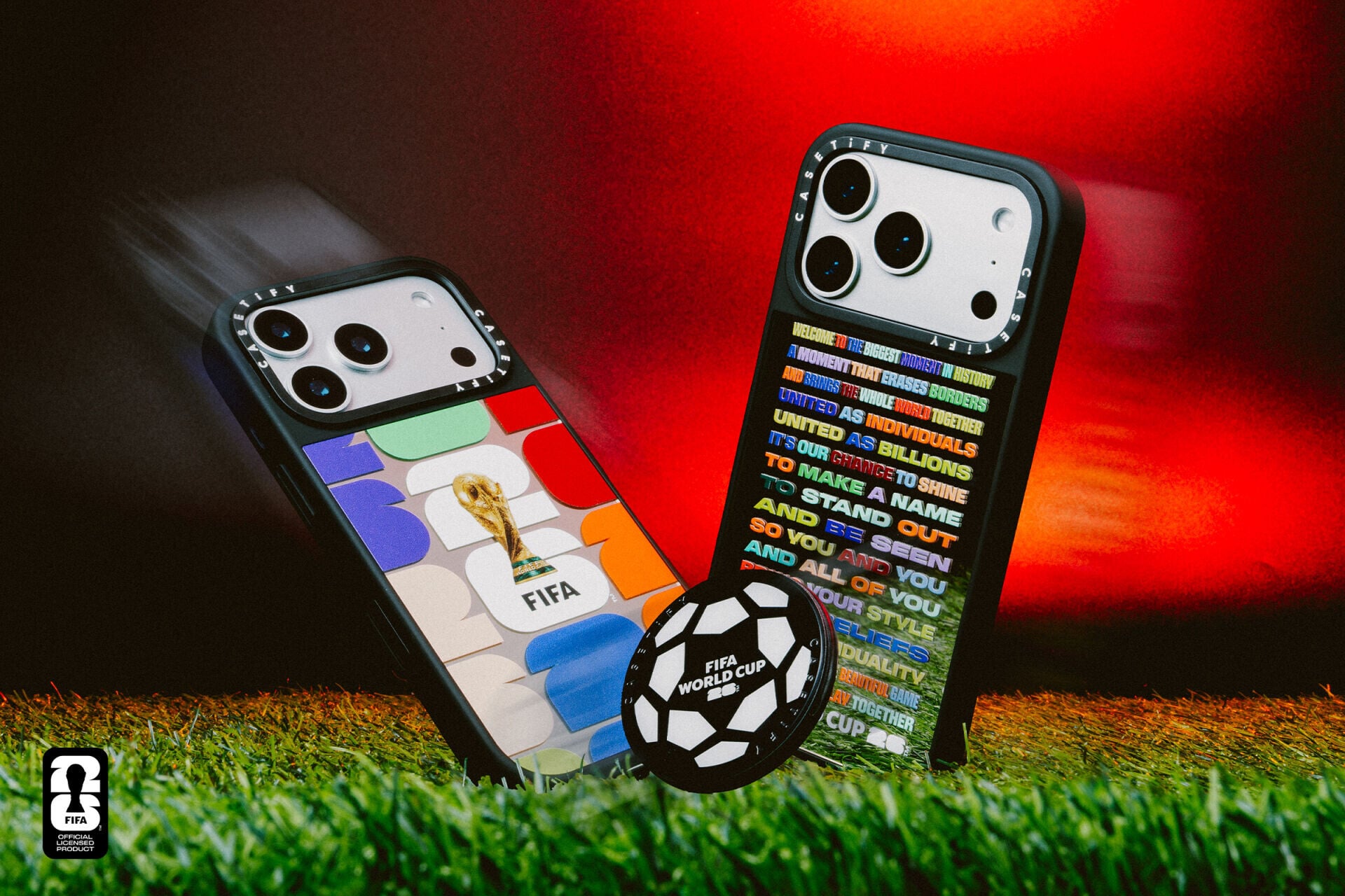CASETiFY FIFA WORLD CUP 26 官方授權聯乘系列