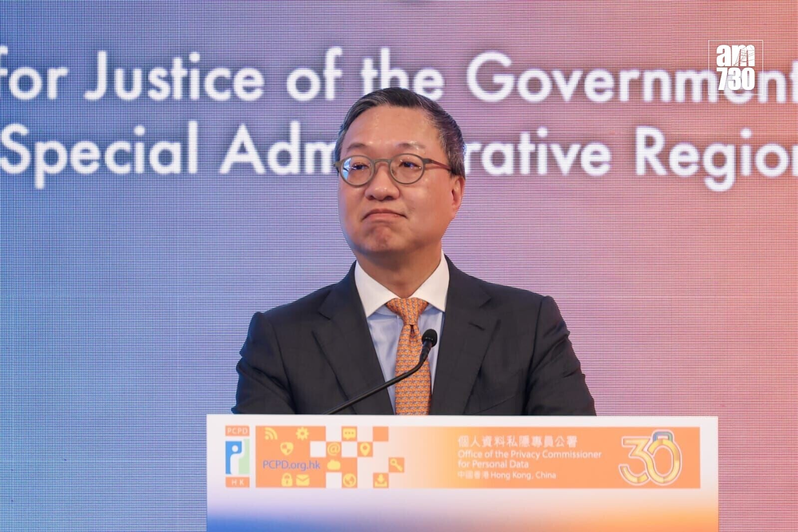 律政司司長林定國。(周令知攝)