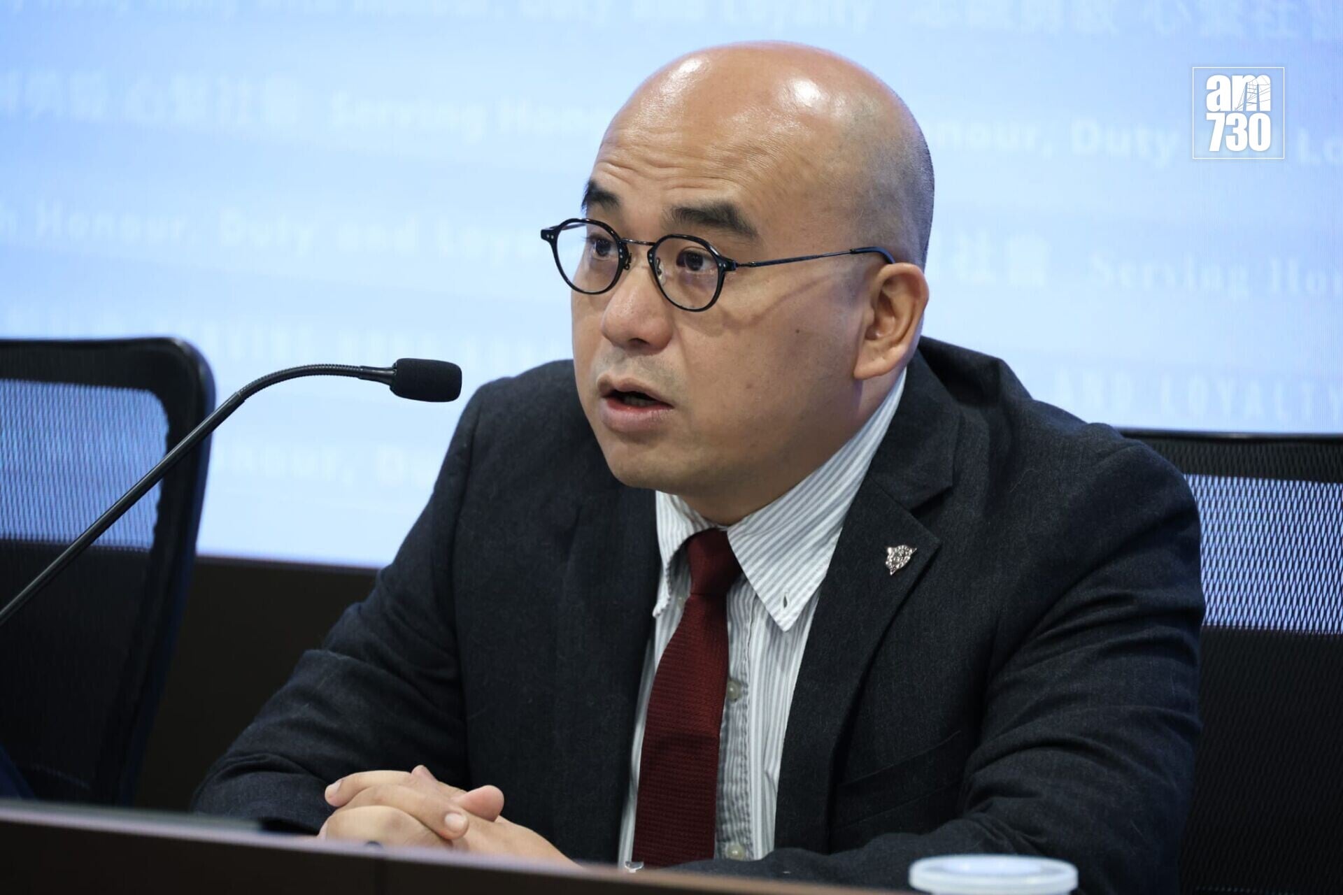 有組織罪案及三合會調查科總督察湛倬鳴。(鍾式明攝)