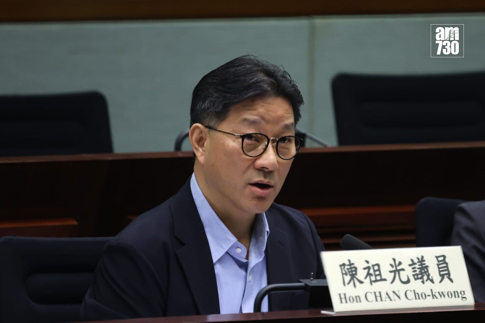 警察隊員佐級協會前主席、陳祖光(林俊源攝)