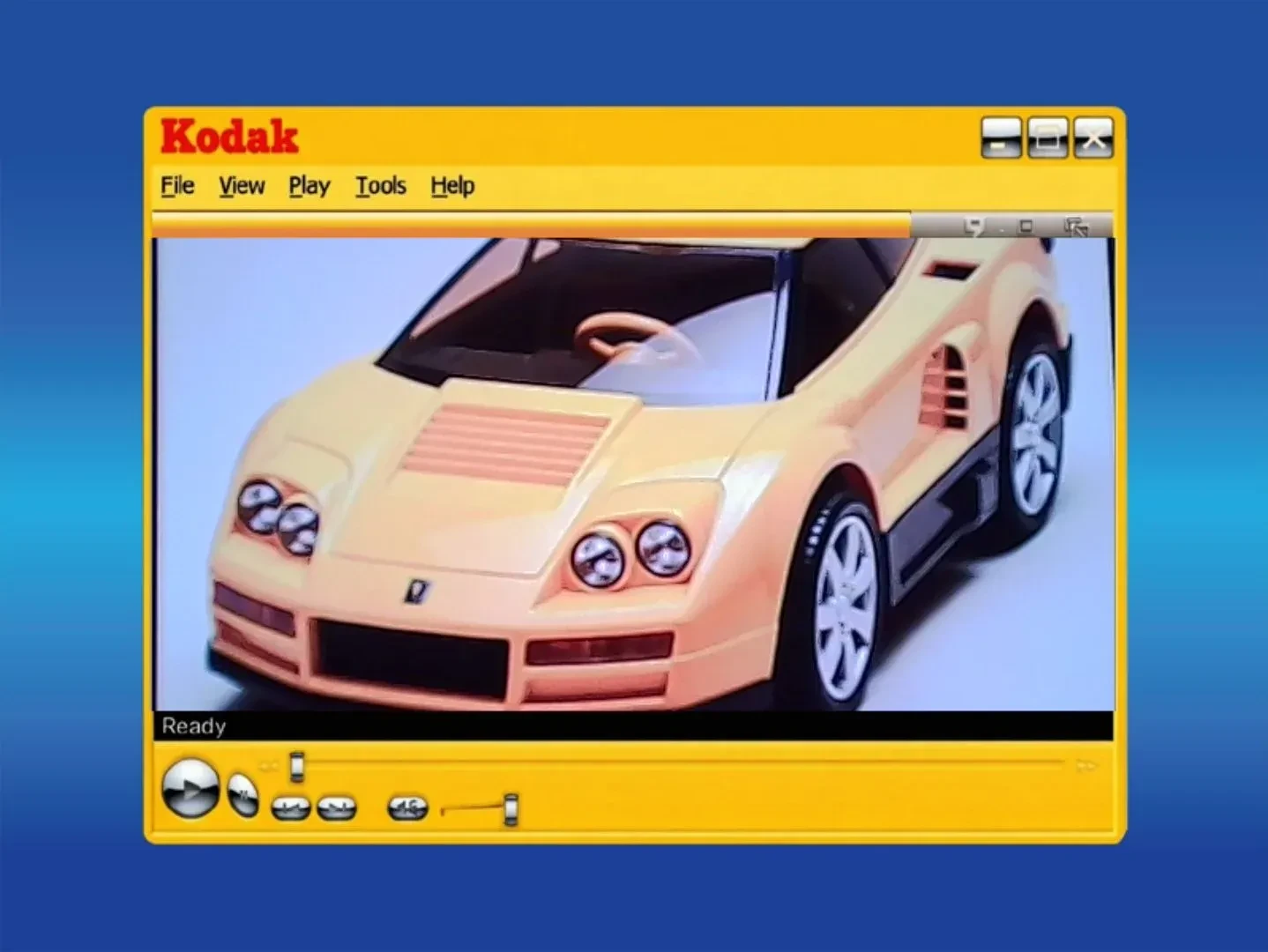Kodak Charmera千禧版舊式視窗濾鏡。
