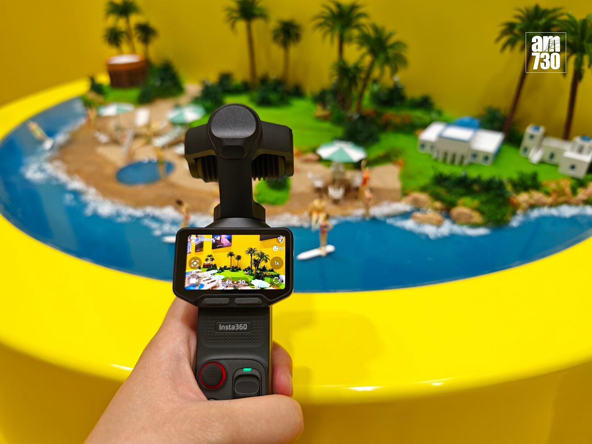 Insta360設有微縮場景可即場試拍。