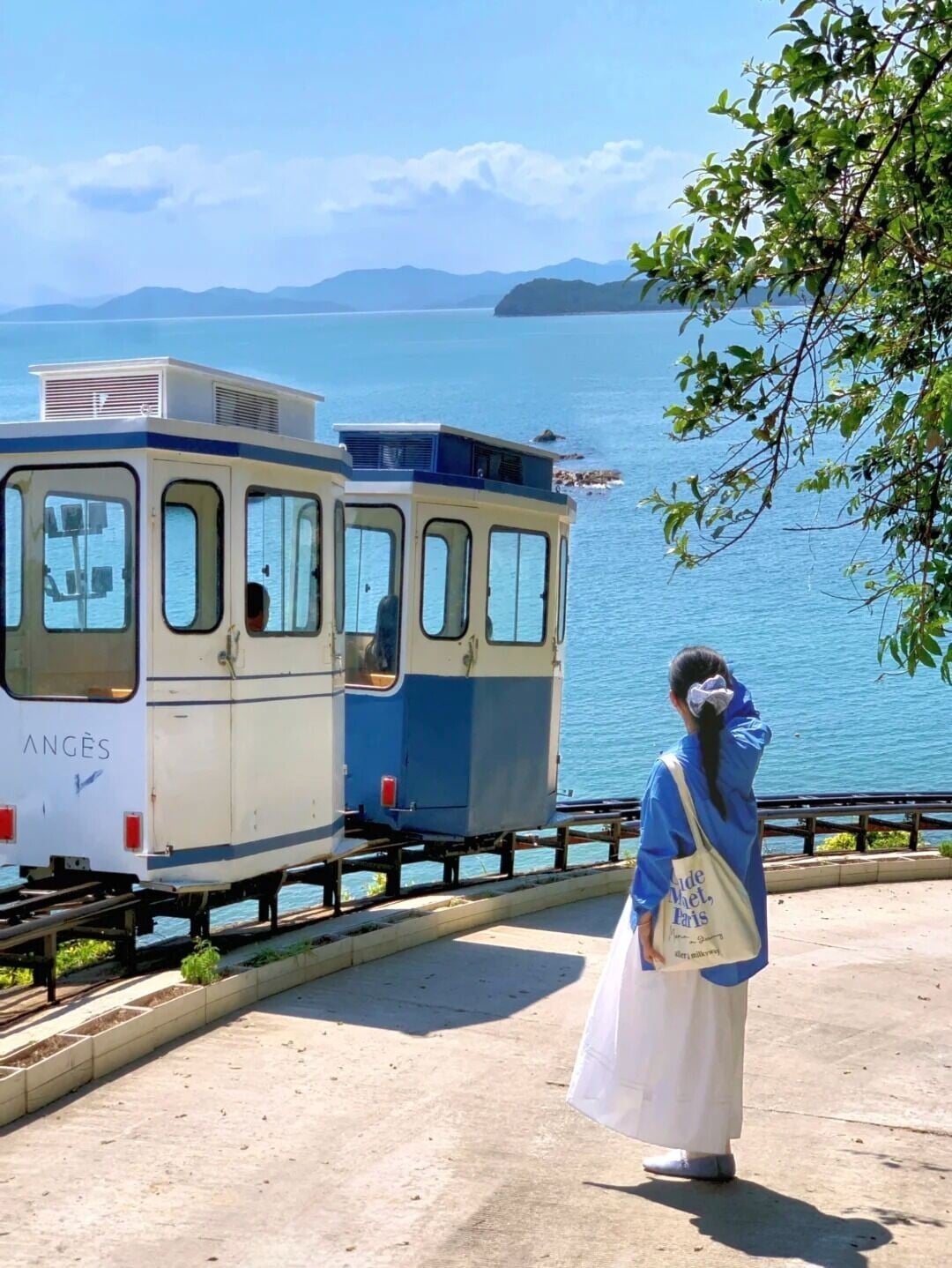 深圳大鵬半島臨崖小火車(相片來源:小紅書@樍兒)