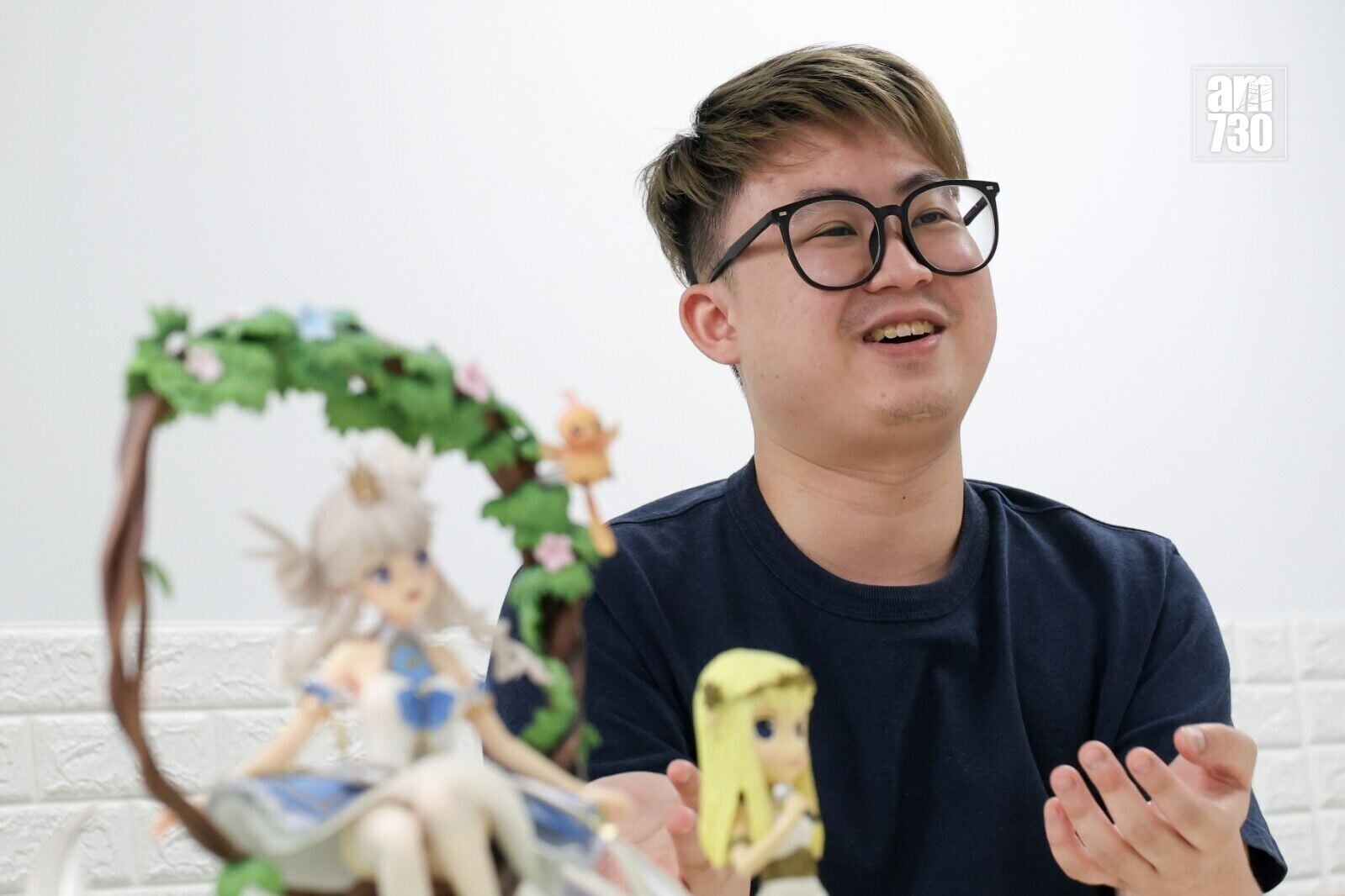 戲谷香港行銷助理Aiden指公司由去年開始「進駐」Threads(周令知攝)