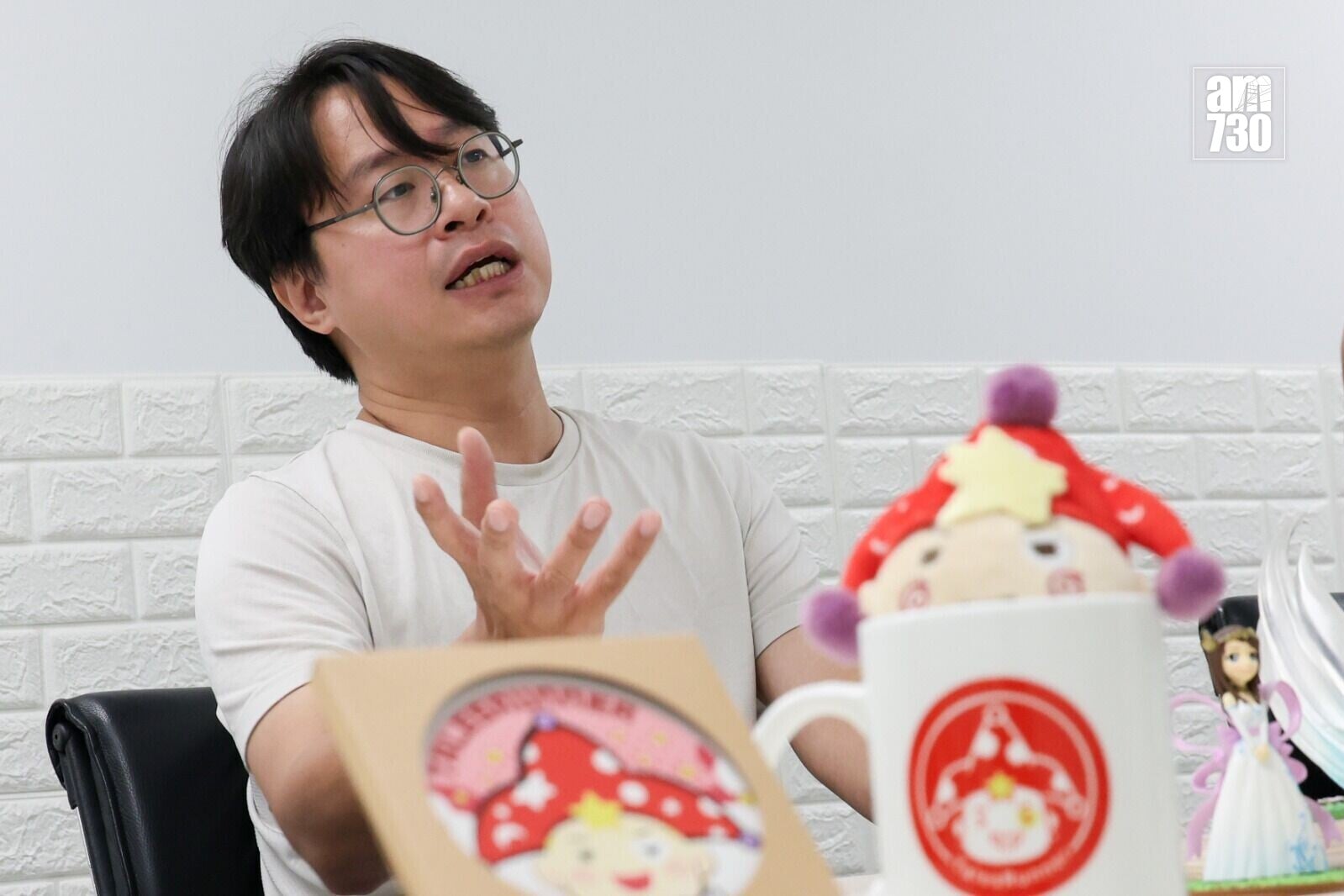 戲谷香港負責人CK坦言今次一半功勞歸功於運氣(周令知攝)