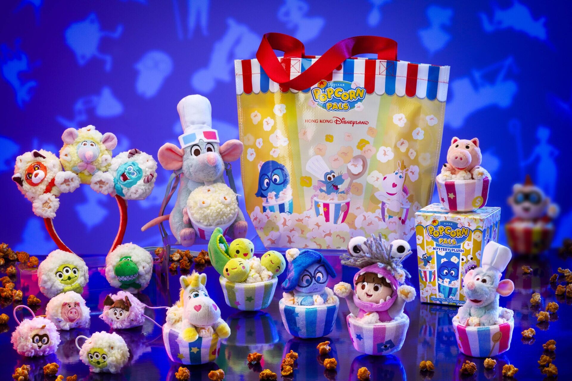 S4 4col HKDL 2026 Pixar Summer Fest Merch Popcorn Pop up Merch