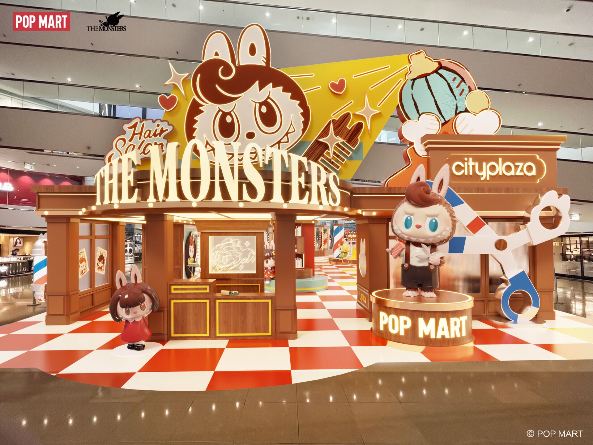 全港首間「THE MONSTERS 復古理髮店主題展@太古城中心」