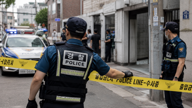 南韓一處資源回收中心發現人腿，警方立即展開調查。（示意圖／AI生成）