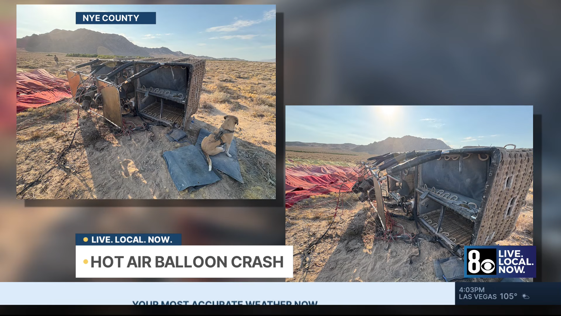 10 people on board as hot air balloon crashes in Pahrump FAA 0 42 screenshot