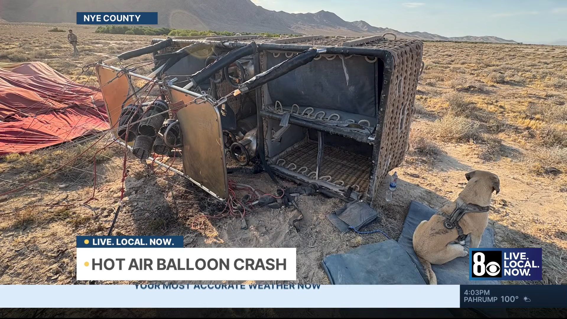 10 people on board as hot air balloon crashes in Pahrump FAA 0 45 screenshot