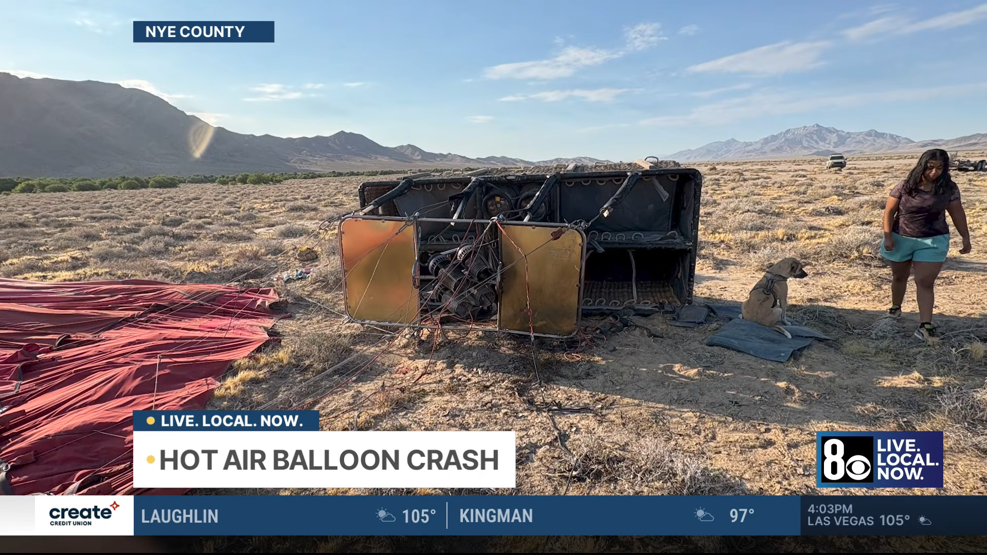 10 people on board as hot air balloon crashes in Pahrump FAA 0 37 screenshot